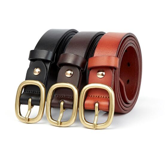 Women's Leather Belts for Jeans Pants 