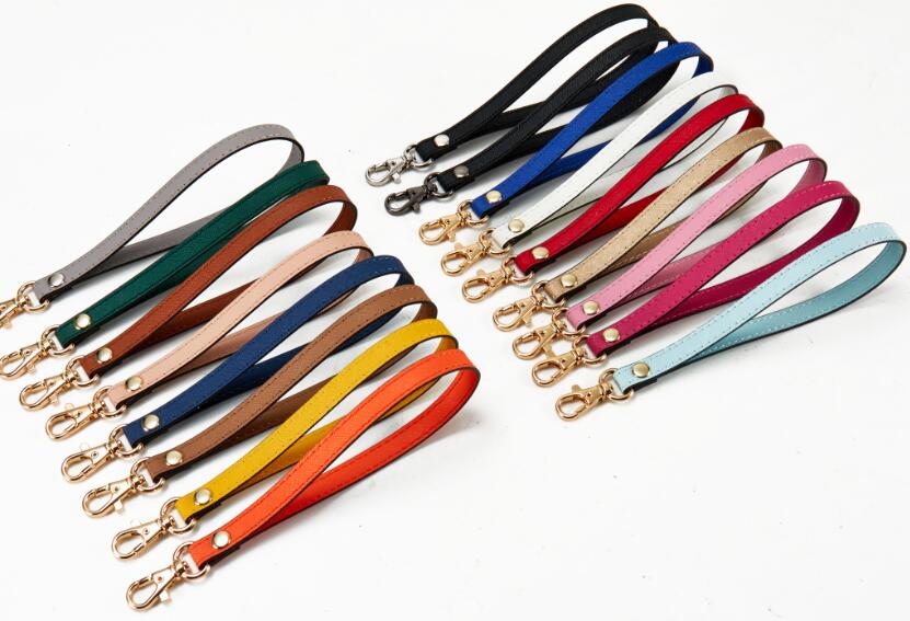 Genuine Leather KeyChain Hand wrist Strap for Clutch Wallet Cellphone Key